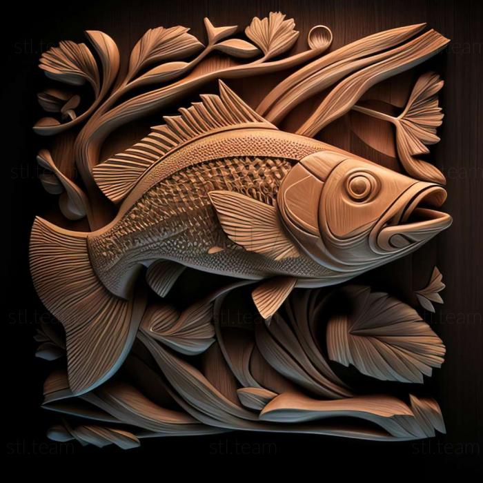 3D модель Харациновая рыба (STL)